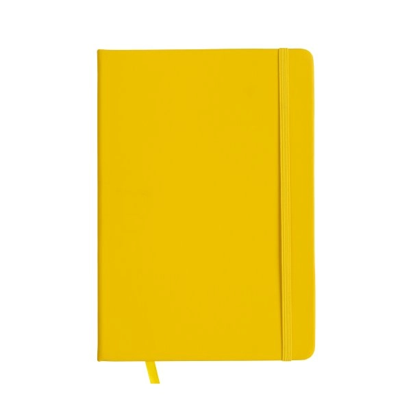 Immagine Quaderno in PU con elastico colorato, fogli a righe (80 pag.) colore avorio, segnalibro in