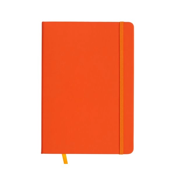 Immagine Quaderno in PU con elastico colorato, fogli a righe (80 pag.) colore avorio, segnalibro in