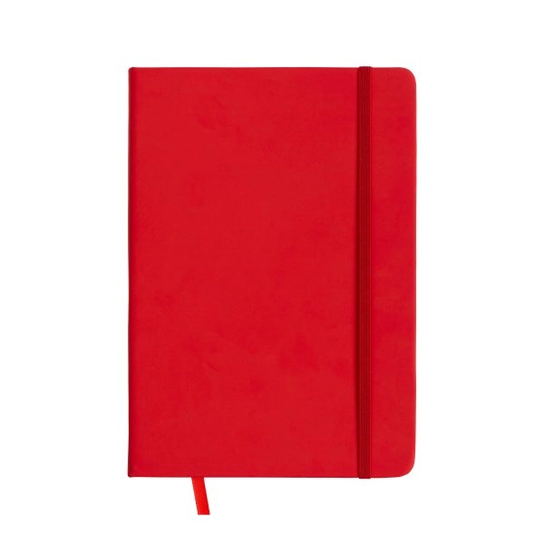 Immagine Quaderno in PU con elastico colorato, fogli a righe (80 pag.) colore avorio, segnalibro in