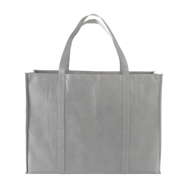 Immagine Shopper maxi con soffietto in TNT 100 g/m2 cucito, manici lunghi