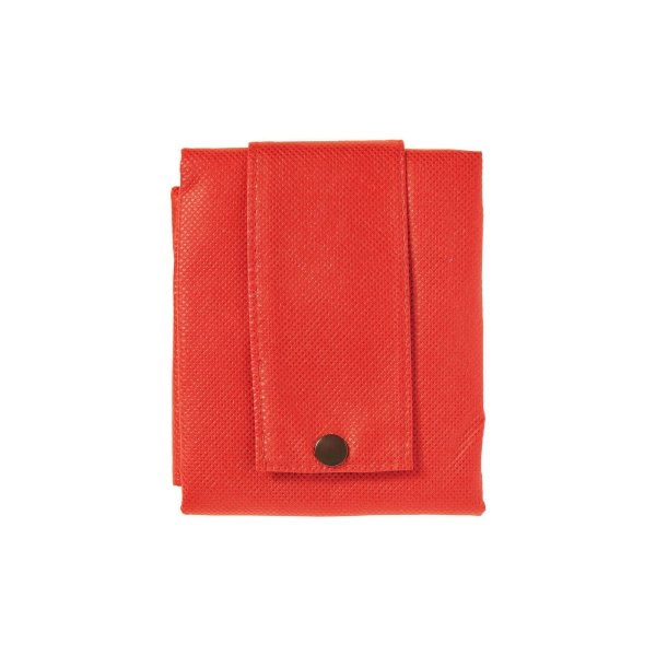 Immagine Shopper ripiegabile con soffietto in TNT 80 g/m2, manici corti