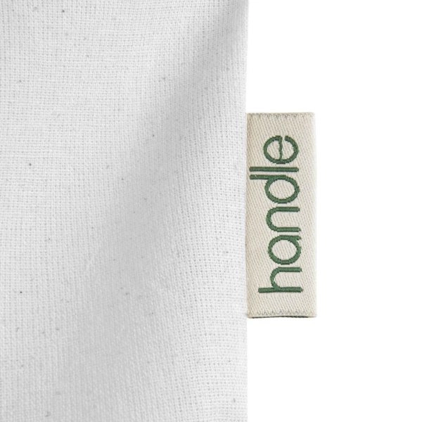 Immagine Shopper in cotone biologico 140 g/m2, manici lunghi