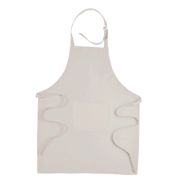 Grembiule lungo con tasca frontale