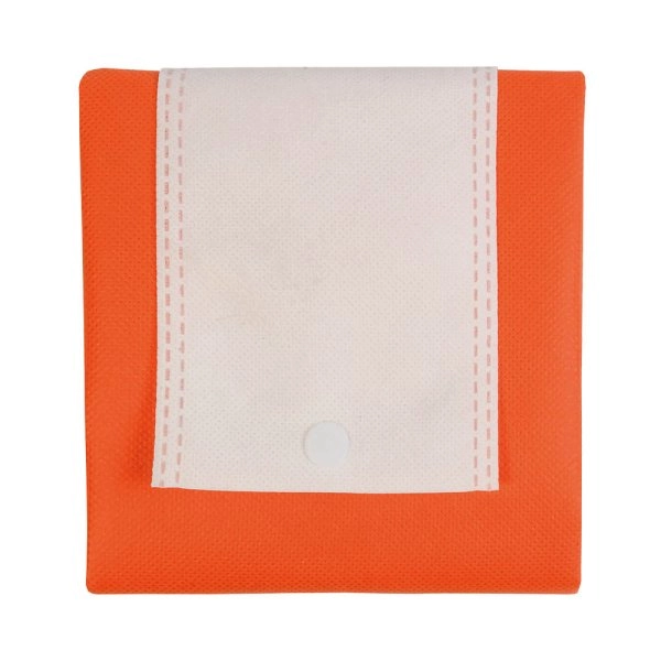 Immagine Shopper ripiegabile in TNT 80 g/m2 termosaldato, manici corti