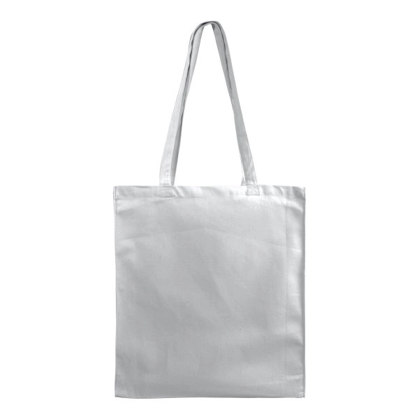 Immagine Shopper in cotone 180 g/m2, manici lunghi e soffietto