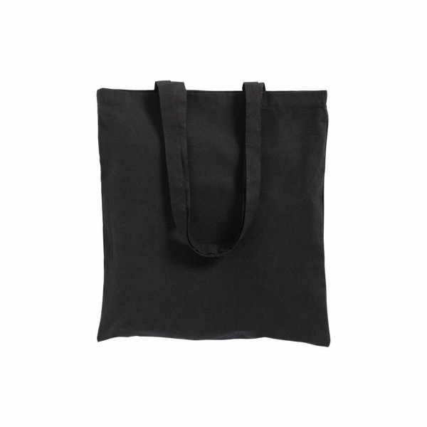 Immagine Shopper in cotone 180 g/m2, manici lunghi e soffietto