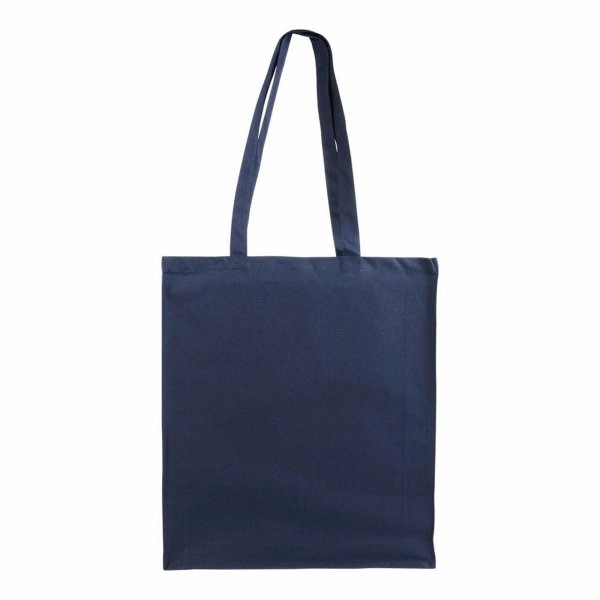 Immagine Shopper in cotone 180 g/m2, manici lunghi e soffietto