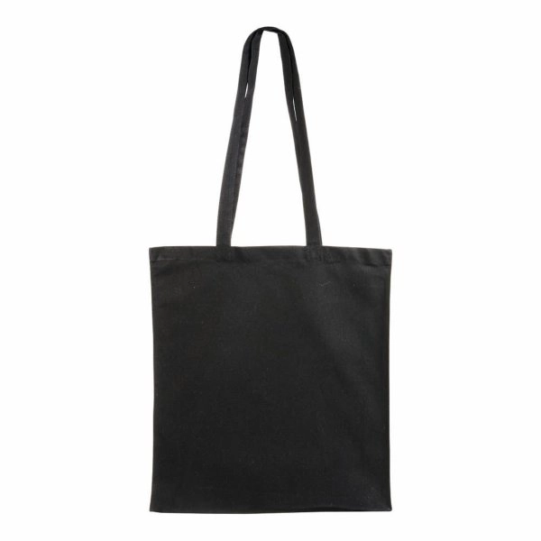 Immagine Shopper in cotone 180 g/m2, manici lunghi e soffietto