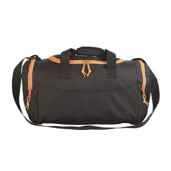 Immagine Borsone sport in polyester 600D con tasca porta scarpe