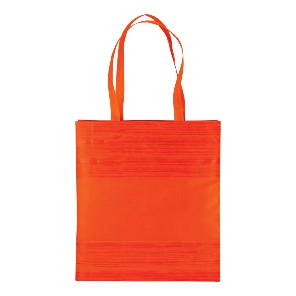Immagine Shopper in TNT termosaldato con soffietto, manici 65 cm
