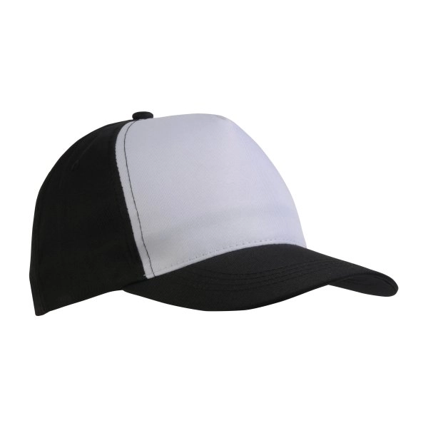 Immagine Cappellino in poliestere, 5 pannelli, regolazione a velcro
