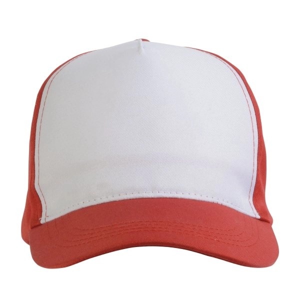 Immagine Cappellino in poliestere, 5 pannelli, regolazione a velcro