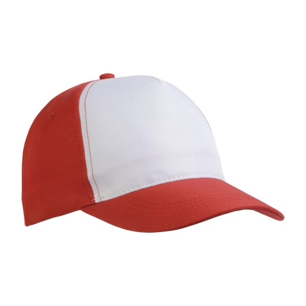 Immagine Cappellino in poliestere, 5 pannelli, regolazione a velcro