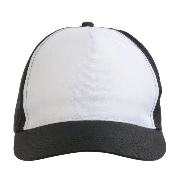 Immagine Cappellino in poliestere, 5 pannelli, regolazione a velcro