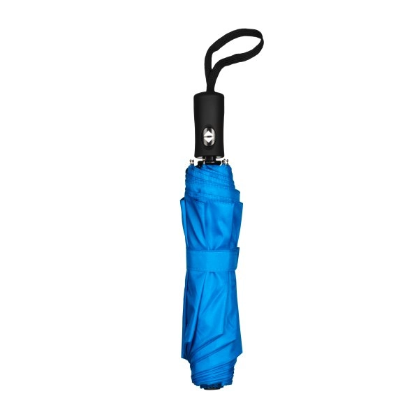 Immagine Mini ombrello apri-chiudi a pulsante in Polyester seta, inserito in guaina