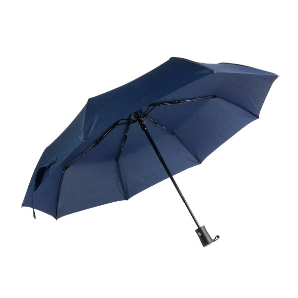 Immagine Mini ombrello apri-chiudi a pulsante in Polyester seta, inserito in guaina