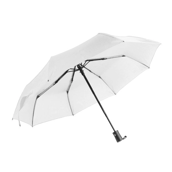 Immagine Mini ombrello apri-chiudi a pulsante in Polyester seta, inserito in guaina