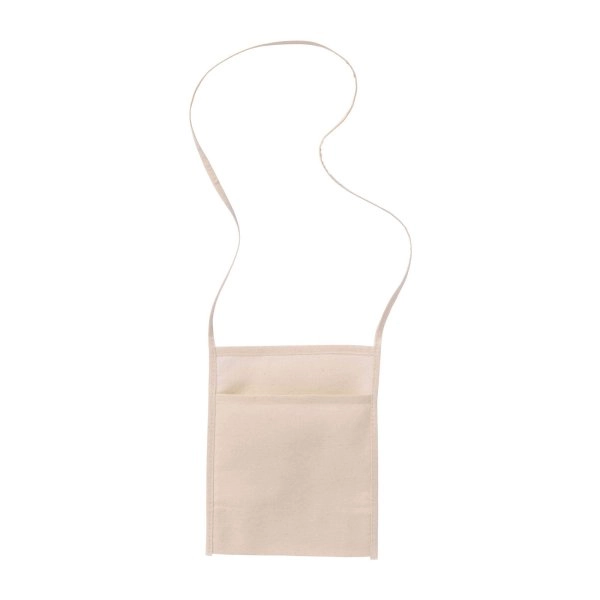 Immagine Portabicchiere da degustazione da collo in cotone con tracolla 90 cm
