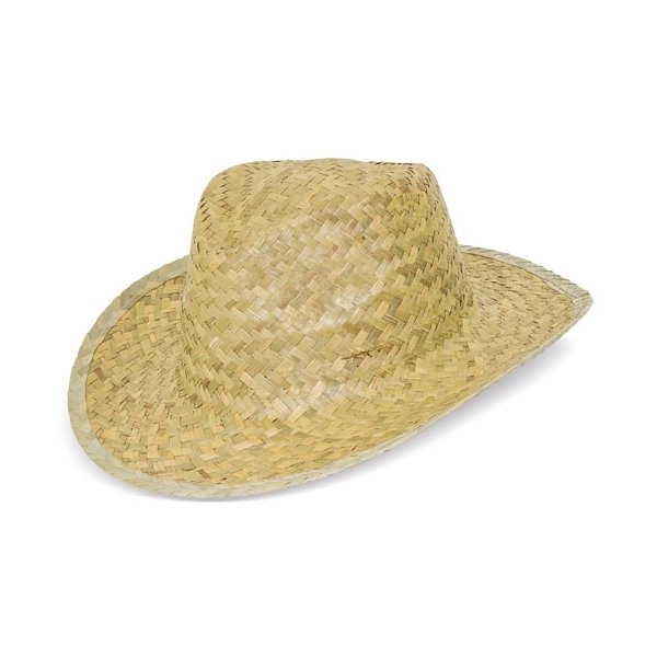 CAPPELLO DI PAGLIA VERDE CON NASTRO INTERNO 