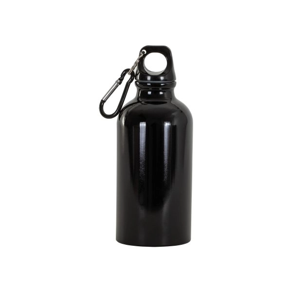 Immagine Borraccia in alluminio con moschettone, 400ml