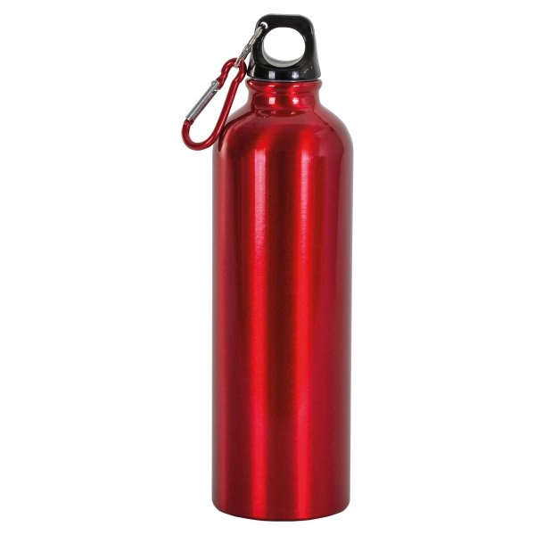 Immagine Borraccia in alluminio con moschettone, 750 ml, no box