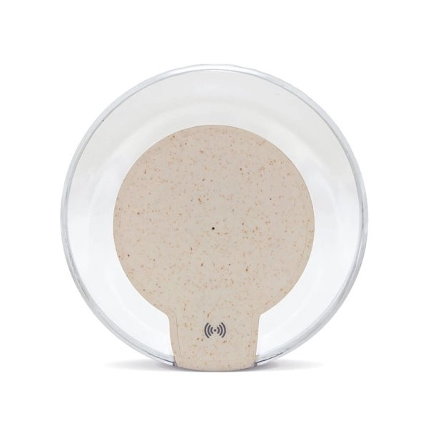 CARICABATTERIE WIRELESS 10W FIBRA DI GRANO 