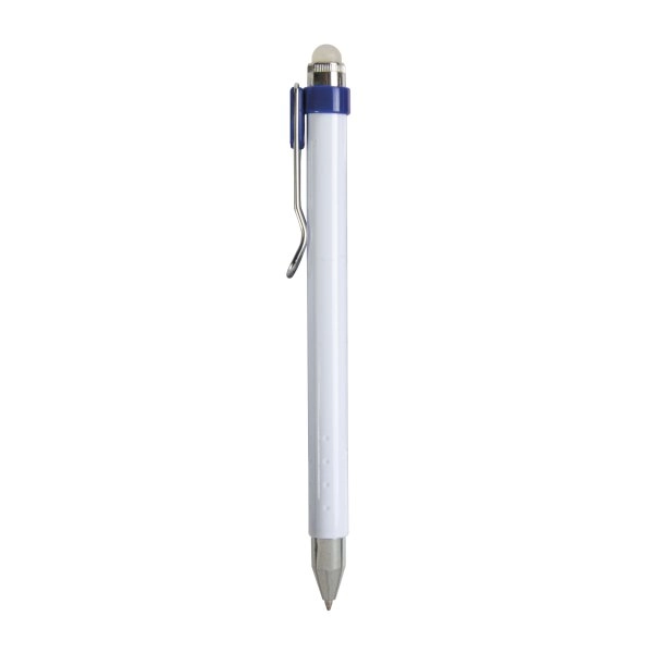 Immagine Penna a scatto plastica con inchiostro cancellabile e clip in metallo