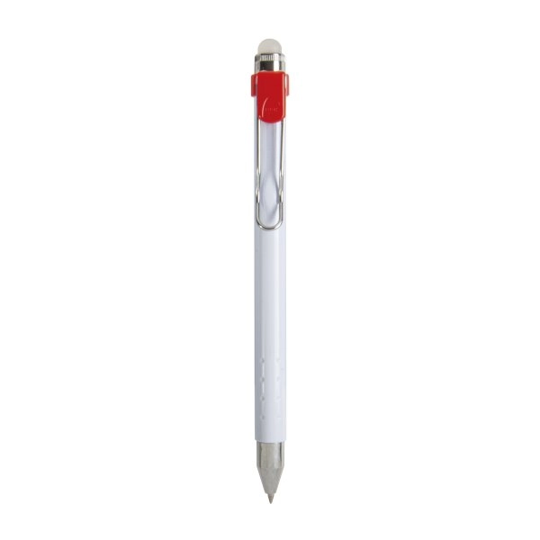 Immagine Penna a scatto plastica con inchiostro cancellabile e clip in metallo