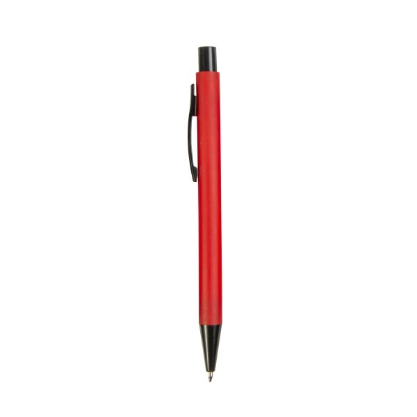 Immagine Penna a scatto in plastica con clip in metallo