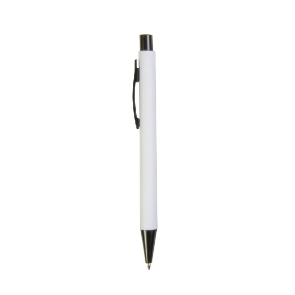 Immagine Penna a scatto in plastica con clip in metallo
