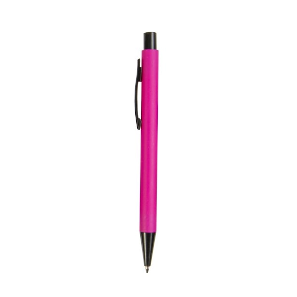 Immagine Penna a scatto in plastica con clip in metallo