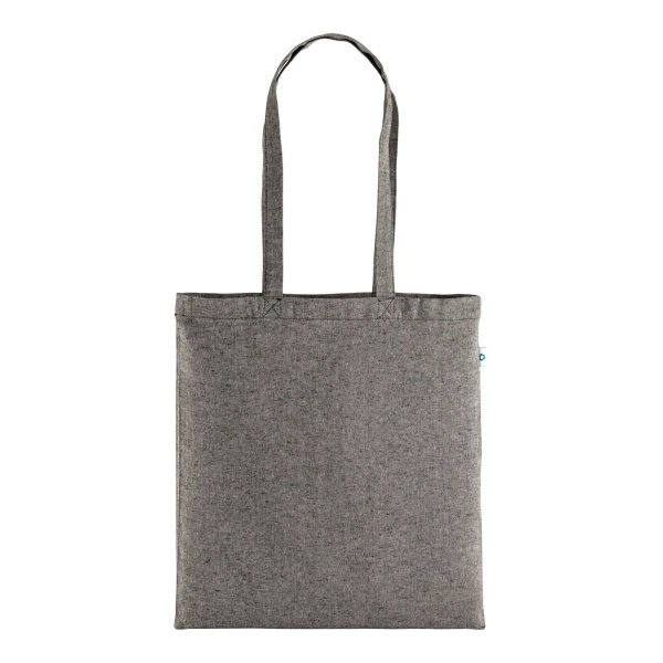Immagine Shopper in cotone riciclato 190 g/m2, manici lunghi