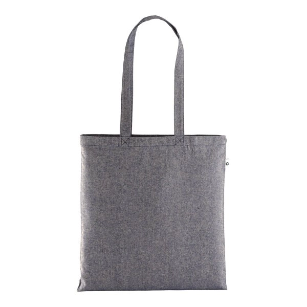 Immagine Shopper in cotone riciclato 190 g/m2, manici lunghi