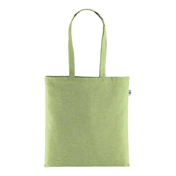 Immagine Shopper in cotone riciclato 190 g/m2, manici lunghi