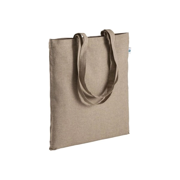 Immagine Shopper in cotone riciclato 190 g/m2, manici lunghi