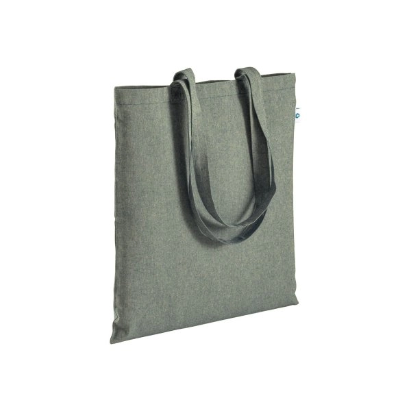 Immagine Shopper in cotone riciclato 190 g/m2, manici lunghi