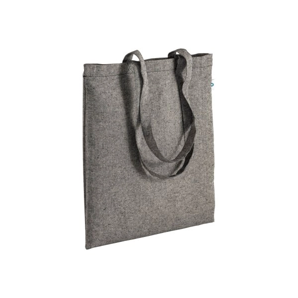 Immagine Shopper in cotone riciclato 190 g/m2, manici lunghi