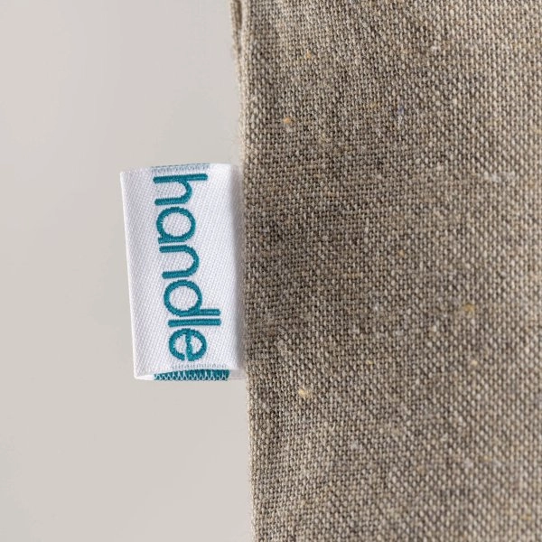 Immagine Shopper in cotone riciclato 190 g/m2, manici lunghi
