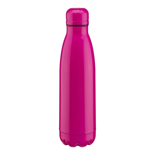Thermos in acciaio inossidabile capacità 500 ml con doppia parete isolante. Colori fluo