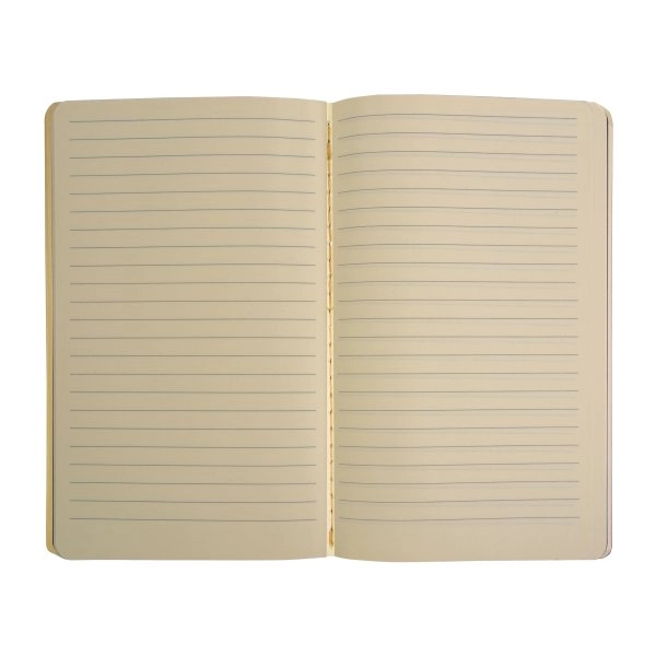 Immagine Quaderno con copertina in carta riciclata, fogli a righe color avorio, 50 pag., 9X14 cm