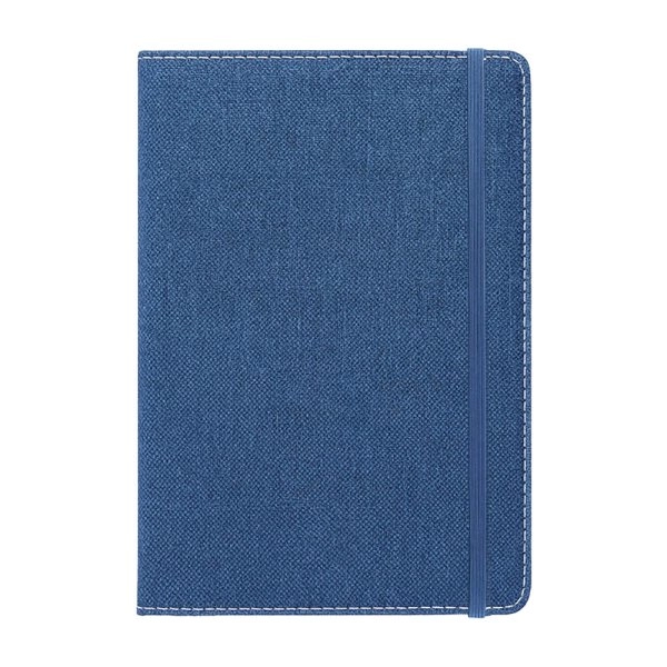 Immagine Quaderno con copertina in R-Pet, con elastico, fogli a righe color bianco