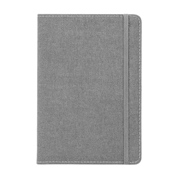 Immagine Quaderno con copertina in R-Pet, con elastico, fogli a righe color bianco