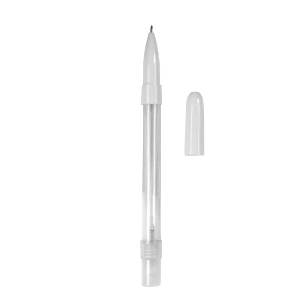 Immagine Penna a sfera in ABS con erogatore spray da 10 ml riempibile (liquido non incluso)