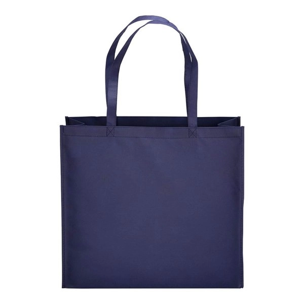 Immagine Shopper con soffietto in R-pet 80g/m2, manici lunghi