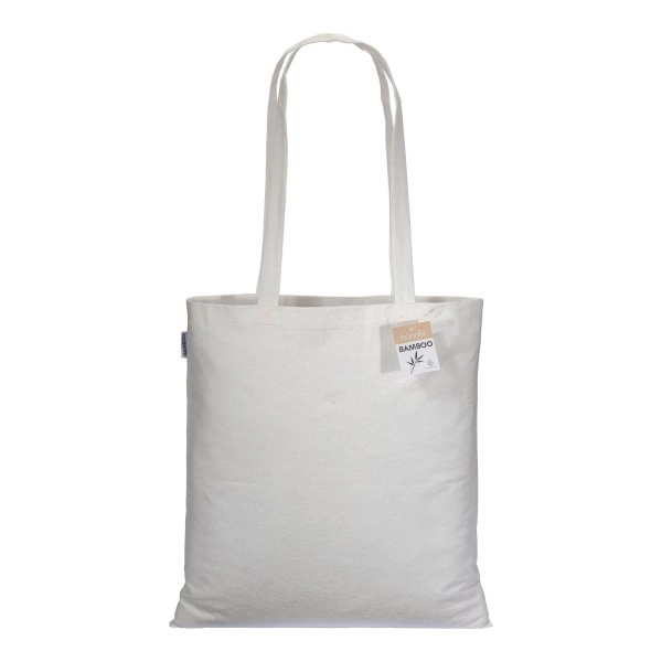 Immagine Shopper in fibra di bambù 135 g/m2, manici lunghi
