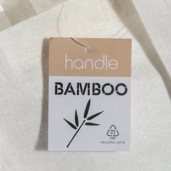 Immagine Shopper in fibra di bambù 135 g/m2, manici lunghi