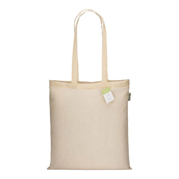 Immagine Shopper in cotone biologico da 100 g/m2, manici lunghi