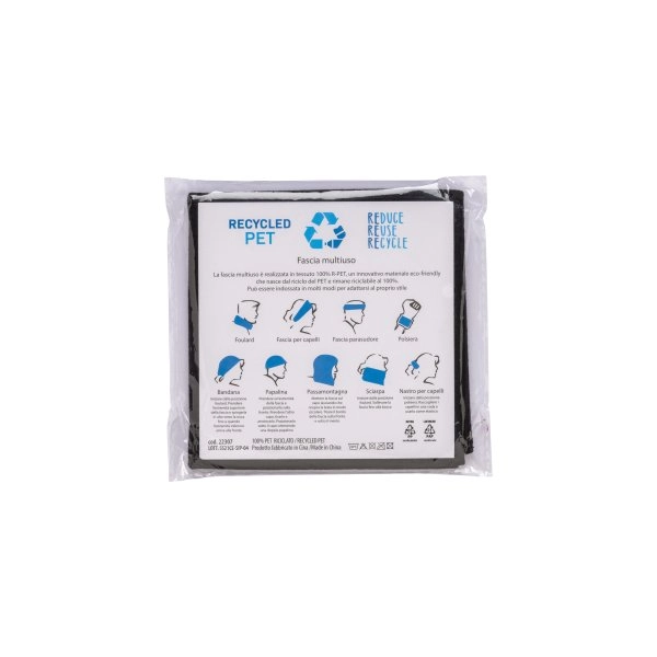 Immagine Bandana multiuso tubolare R-pet in tessuto elastico