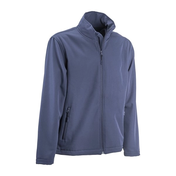Immagine Giacca softshell con inteno in polar, due tasche laterali e chiusura con zip