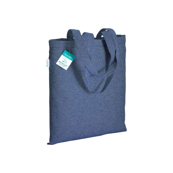 Immagine Shopper in cotone riciclato 280 g/m2, manici lunghi